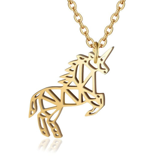 Collier Licorne Élégant