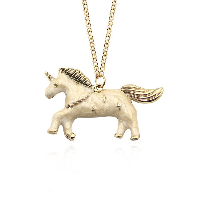 collier licorne realiste