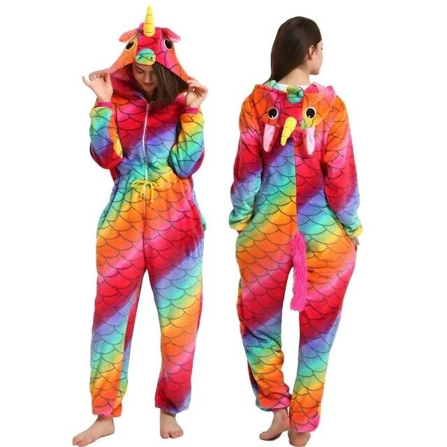 Combinaison Licorne Adulte Multicolore Monde Licorne