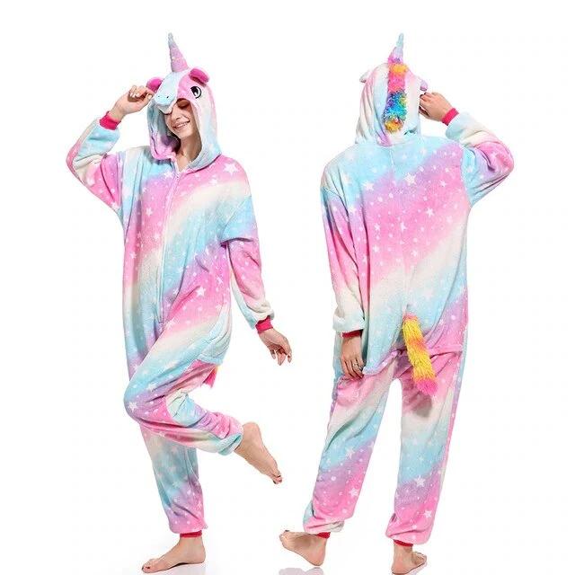 Combinaison Licorne Femme Arc en Ciel