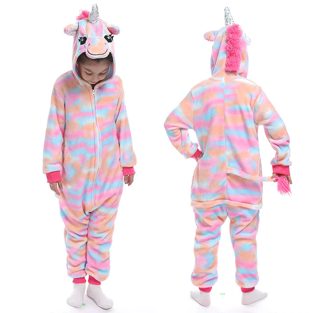 combinaison pour enfant de 6 ans corne licorne