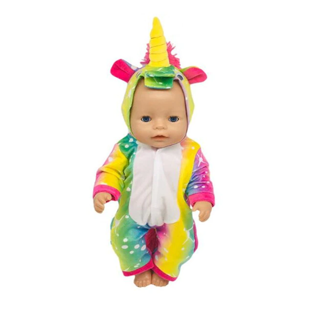 Combinaison Licorne Bébé Arc en Ciel