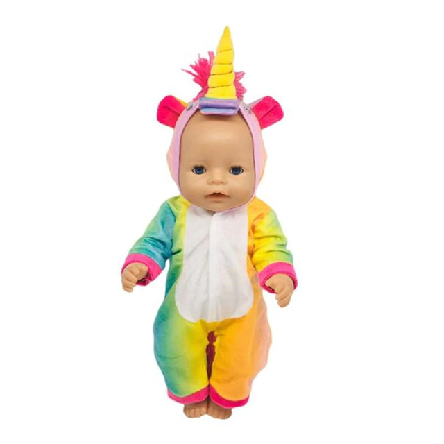 Combinaison Licorne Bébé Multicolore