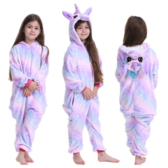 pyjama licorne enfant kawaii