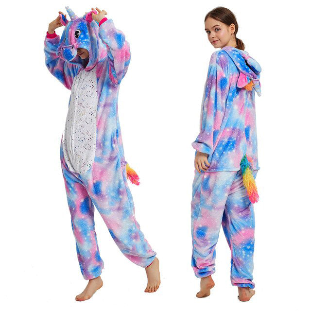 combinaison ciel licorne pour grande fille