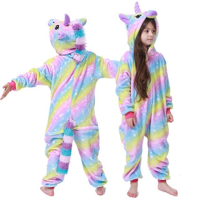 pyjama combinaison licorne fille espace