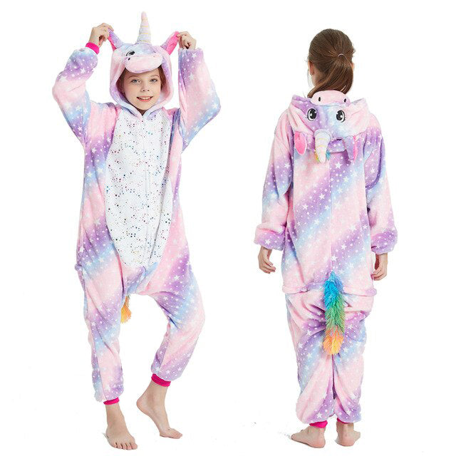combinaison pyjama licorne fille etoile filante