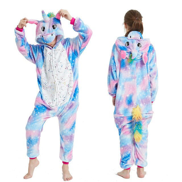 kigurumi licorne pour fille motif galaxy