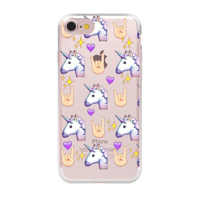 coque licorne emoji pour iphone
