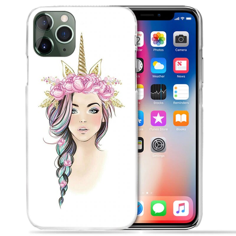 coque femme licorne pour iphone