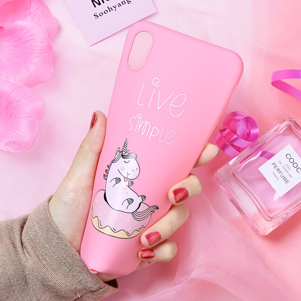 Coque Licorne Iphone "Live Simple" - monde-licorne