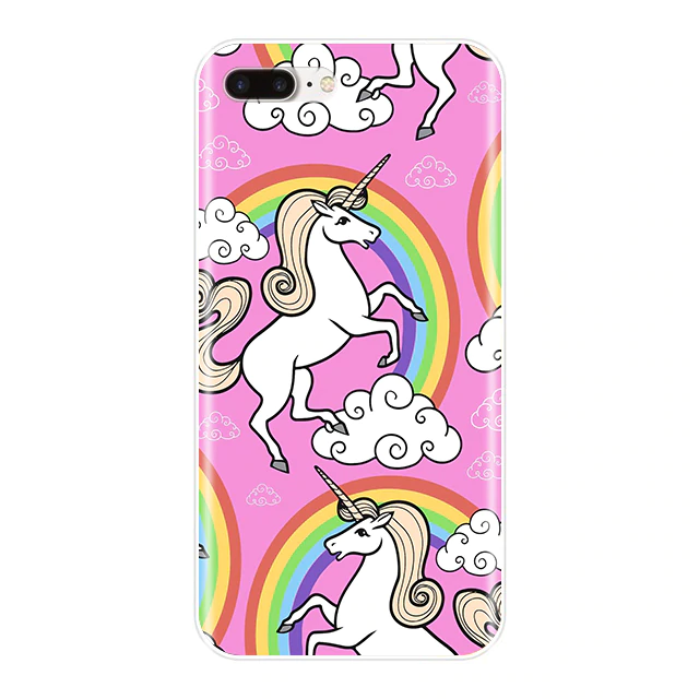 Coque iPhone Licorne 2D