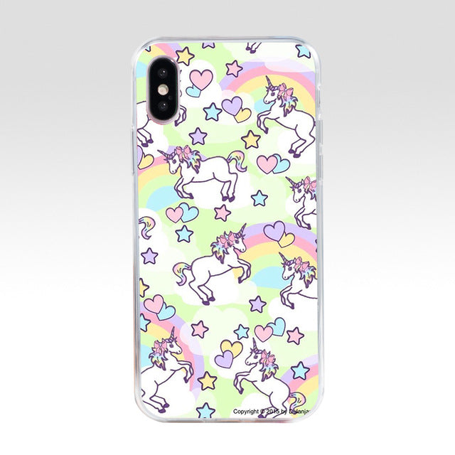 Coque iPhone Licorne Folle
