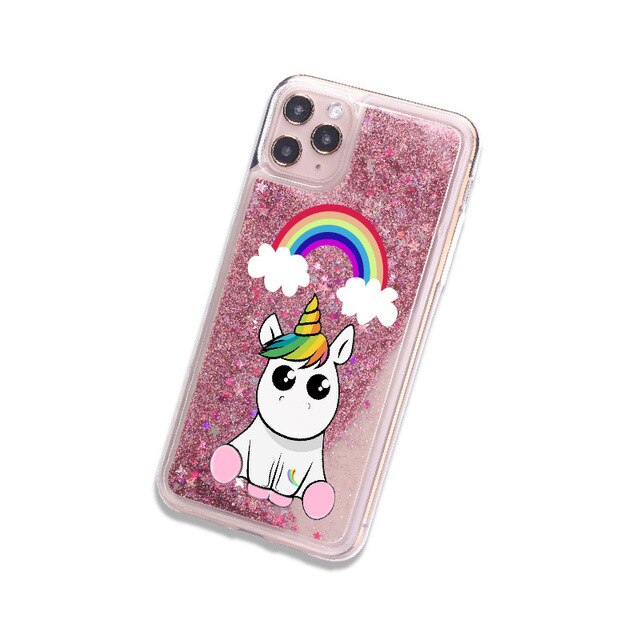 Coque iPhone Licorne Triste