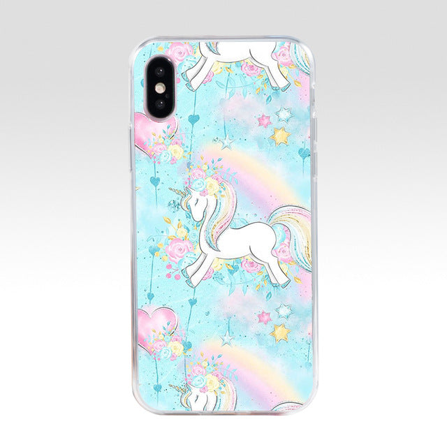 Coque iPhone Princesse Licorne