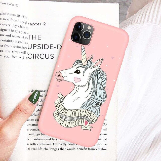 Coque iPhone Star Licorne