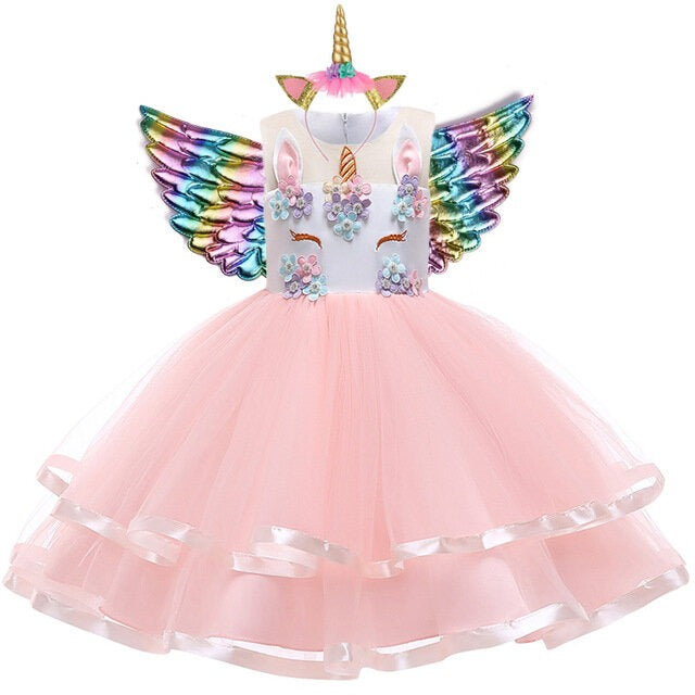 robe licorne pour petite fille
