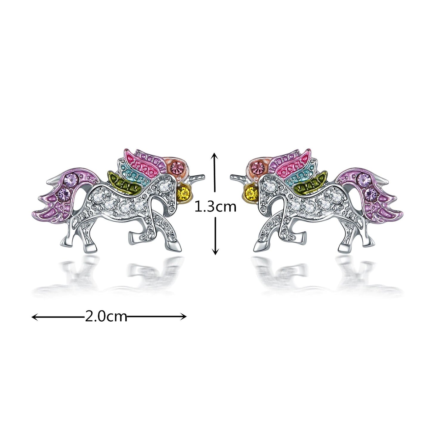 Boucle D'oreille Licorne "Tyun" - monde-licorne