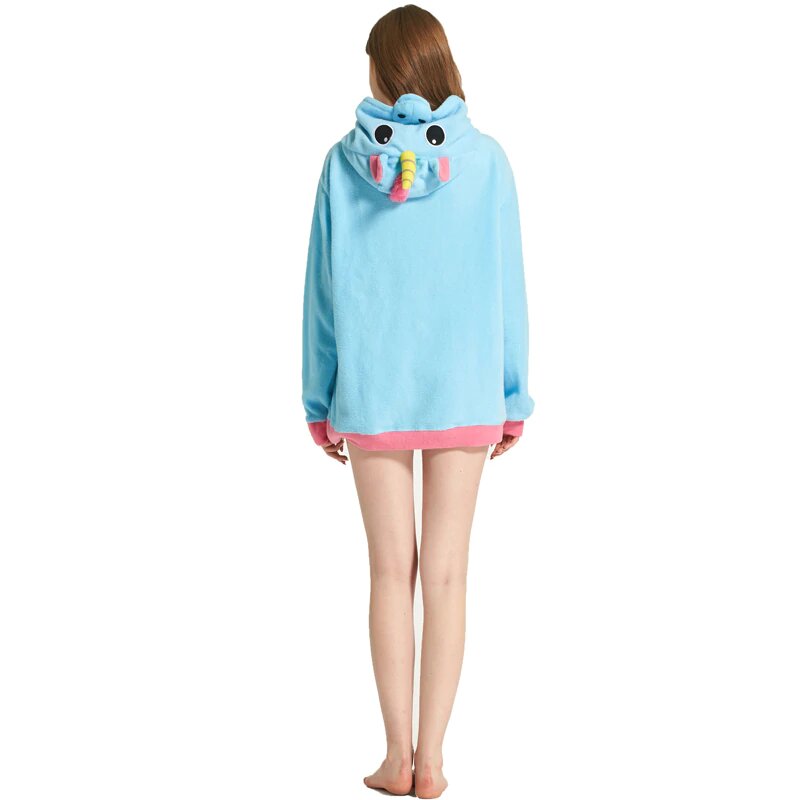 Sweat à Capuche Corne Licorne - monde-licorne