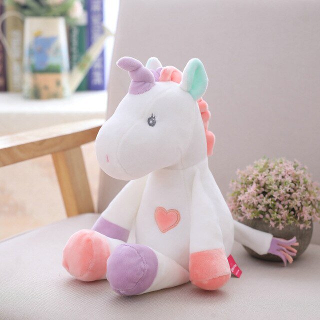 doudou licorne blanc pour bebe