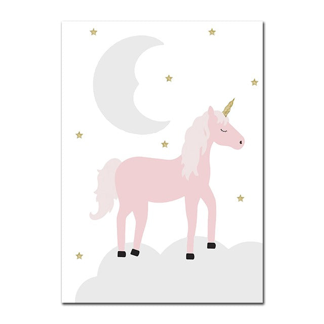 Toile Licorne de Nuit
