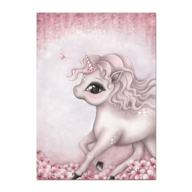 Toile Licorne Enchantée