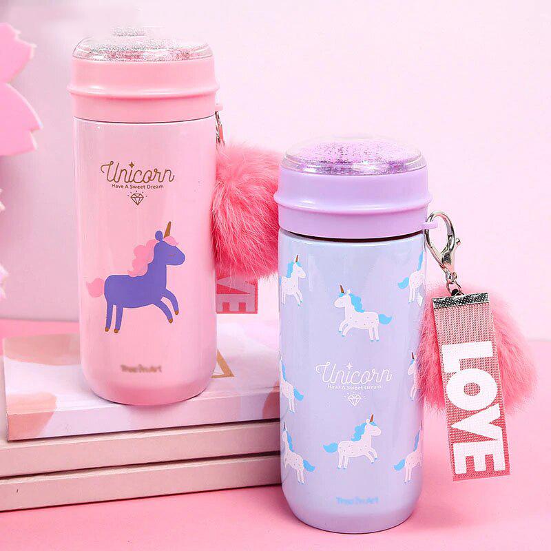 des gourdes licorne pour fille