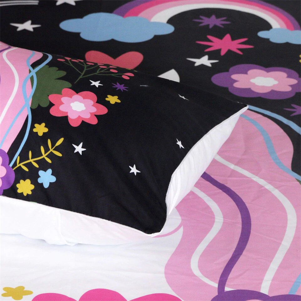 Housse de Couette Licorne 200x200 - monde-licorne