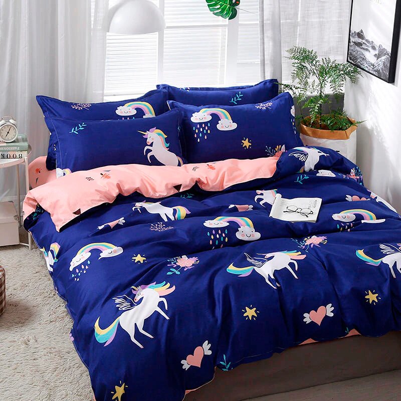 housse de couette style licorne tres confortable