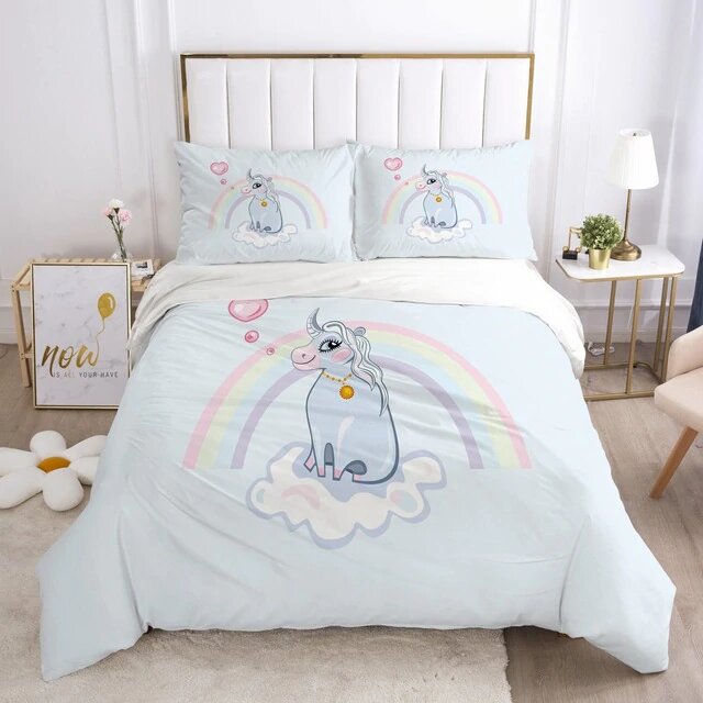housse de couette licorne humour 200x200