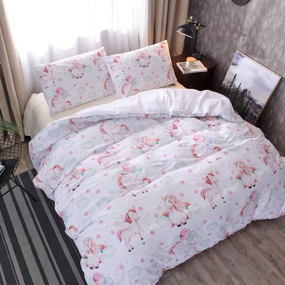 Housse de Couette Licorne Femme 140x200