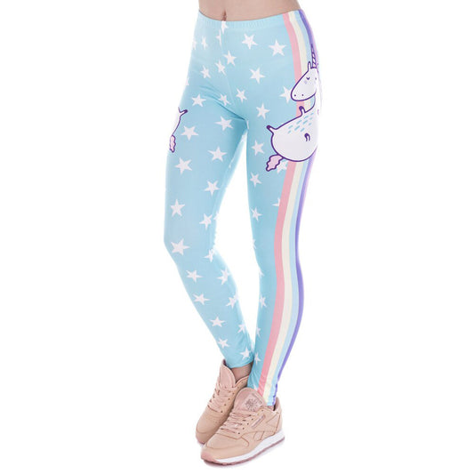 Legging Licorne Bleu