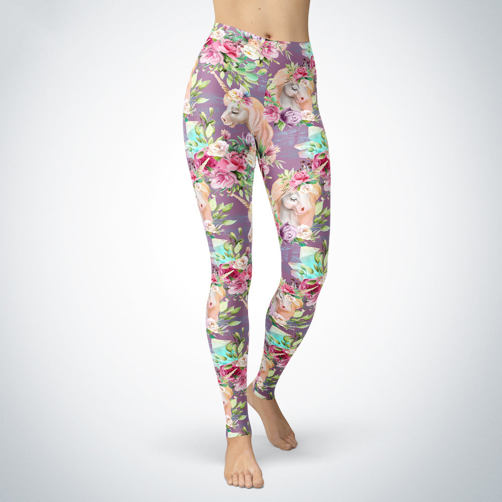 Legging Licorne Fleur