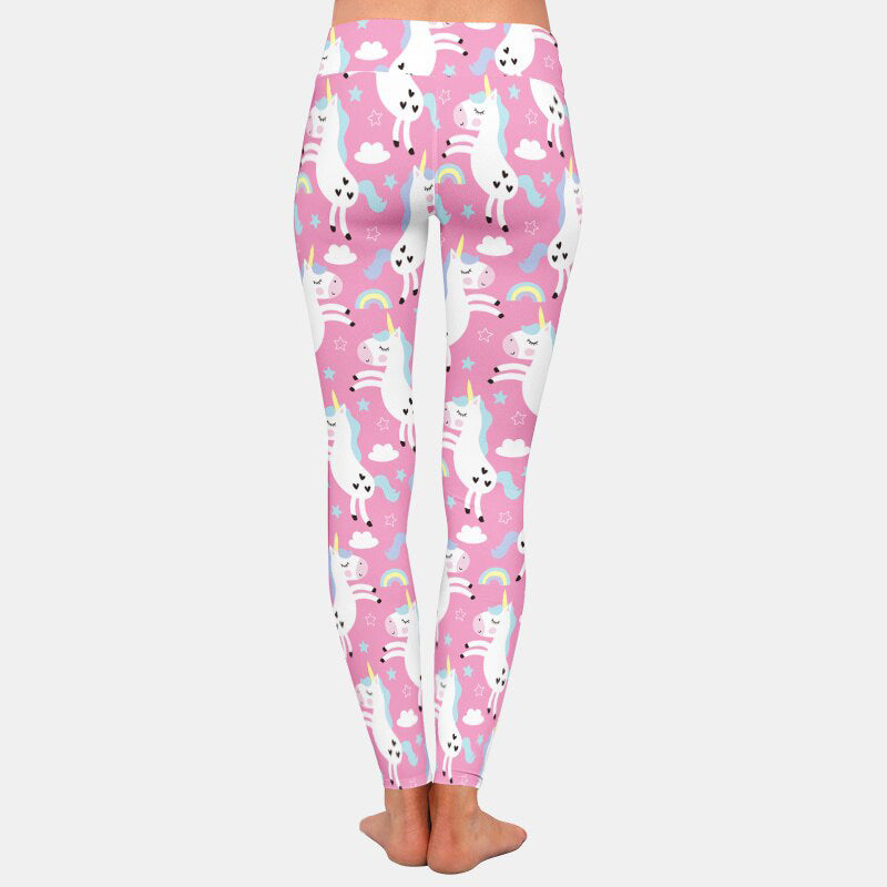 Legging Licorne Rose