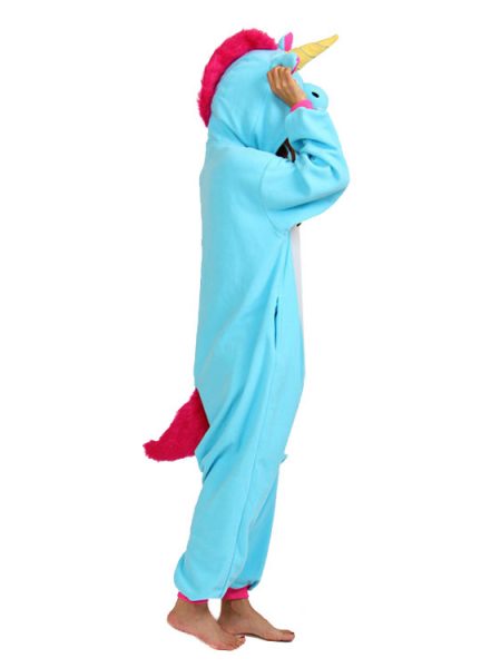 kigurumi licorne bleu