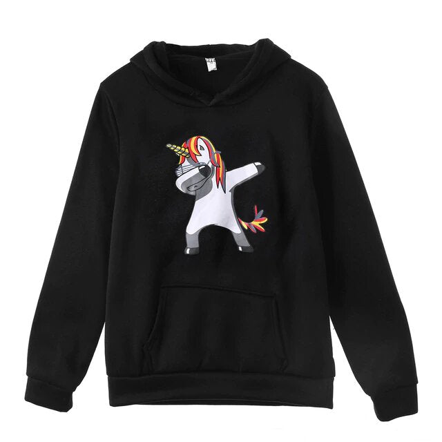 Licorne Dab Sweat Noir - monde-licorne