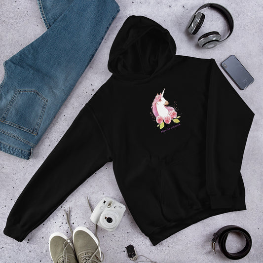 Sweat Licorne - Fleur - monde-licorne