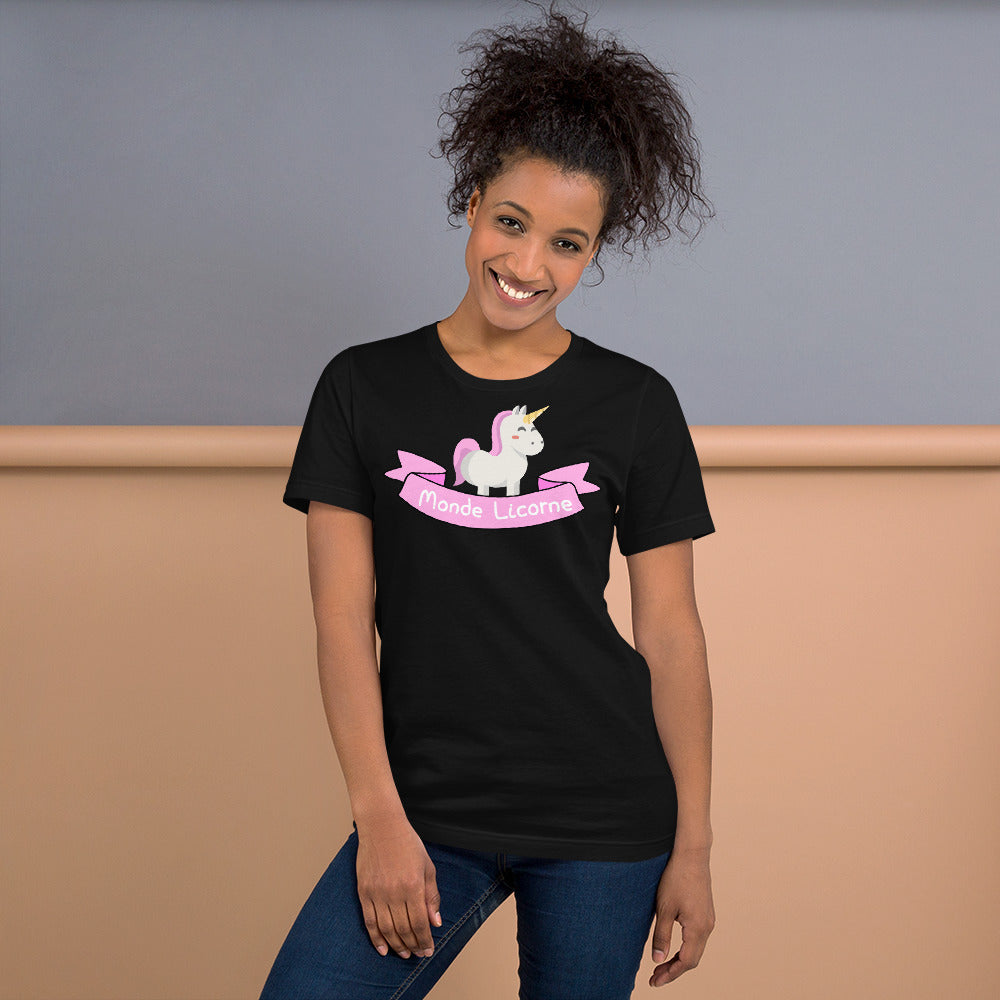 T-shirt Licorne logo Monde Licorne - monde-licorne