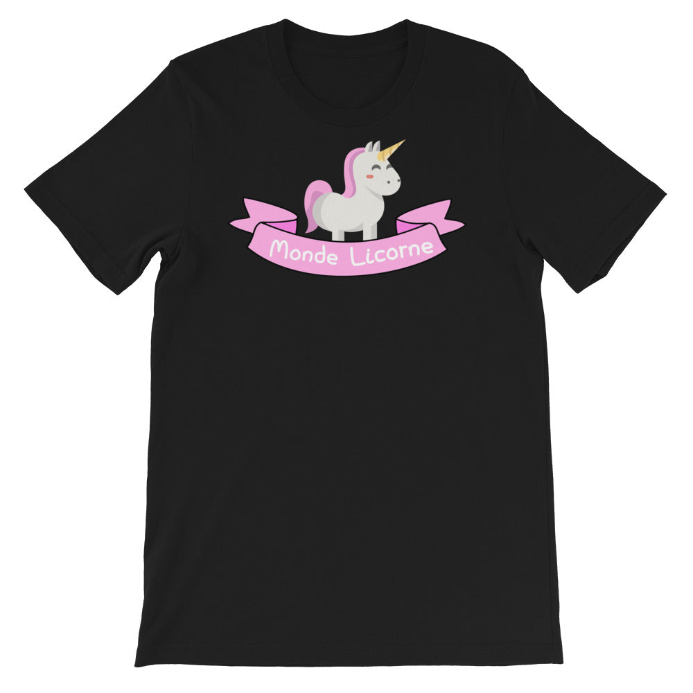 T-shirt Licorne logo Monde Licorne - monde-licorne