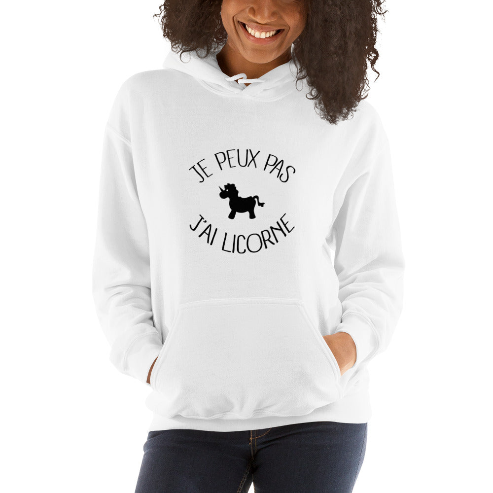 Sweat Je peux pas j'ai licorne - monde-licorne