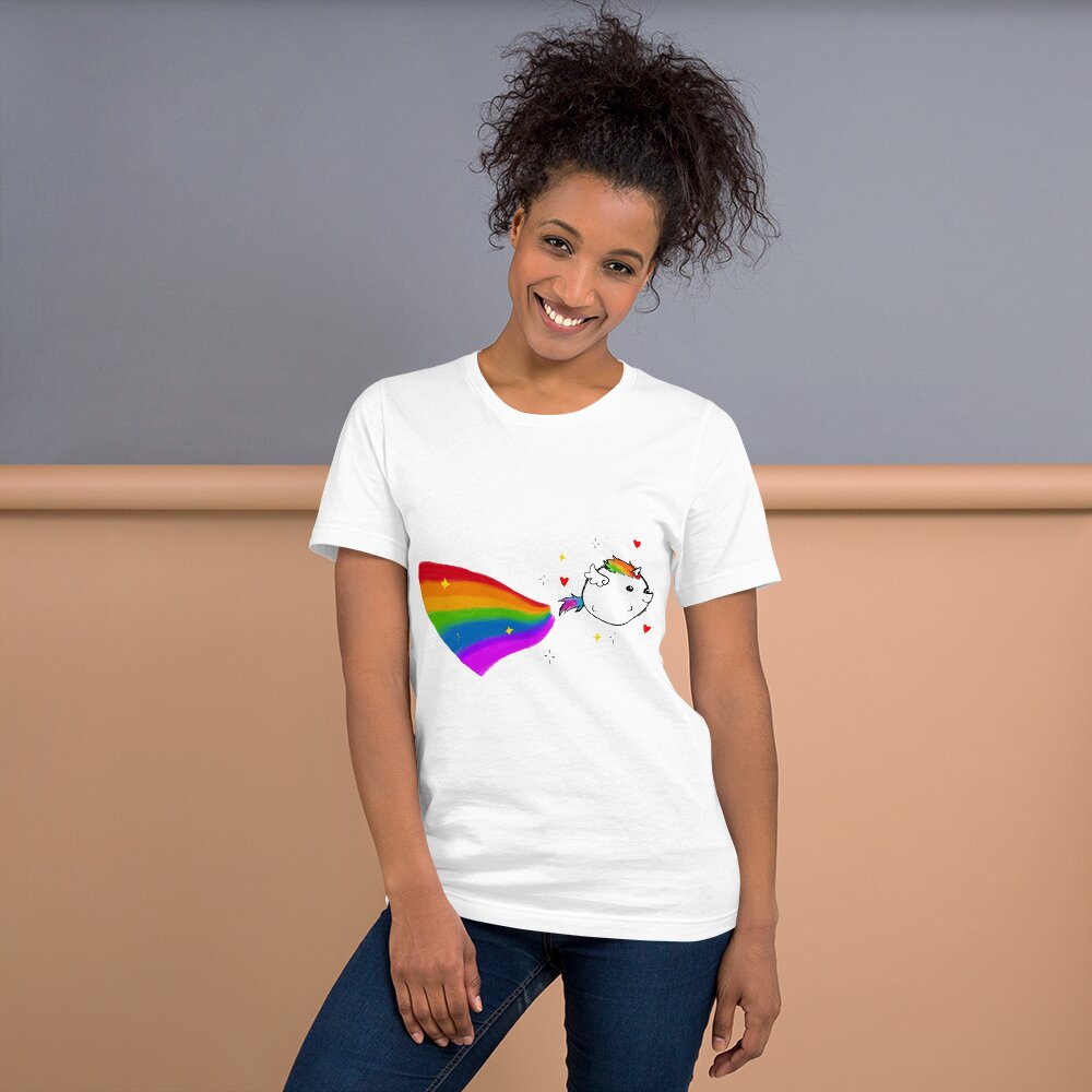 T-shirt Licorne Arc en Ciel - monde-licorne
