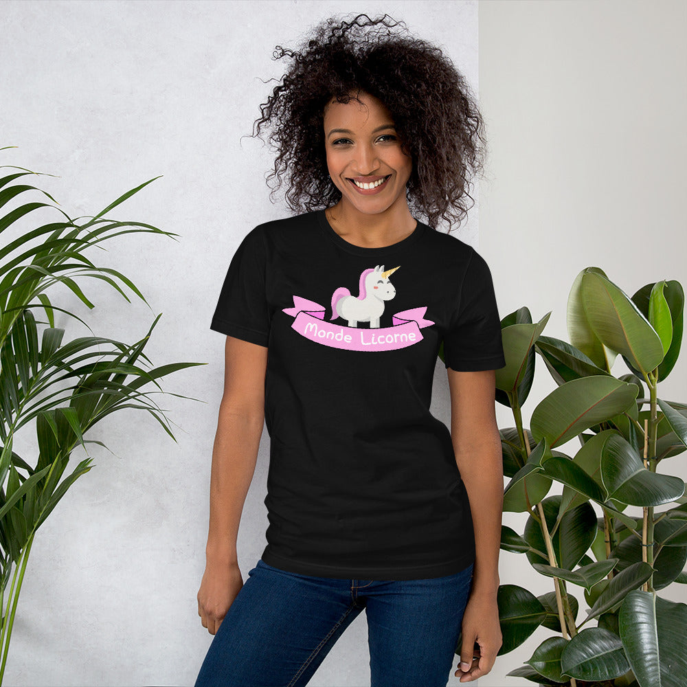 T-shirt Licorne logo Monde Licorne - monde-licorne