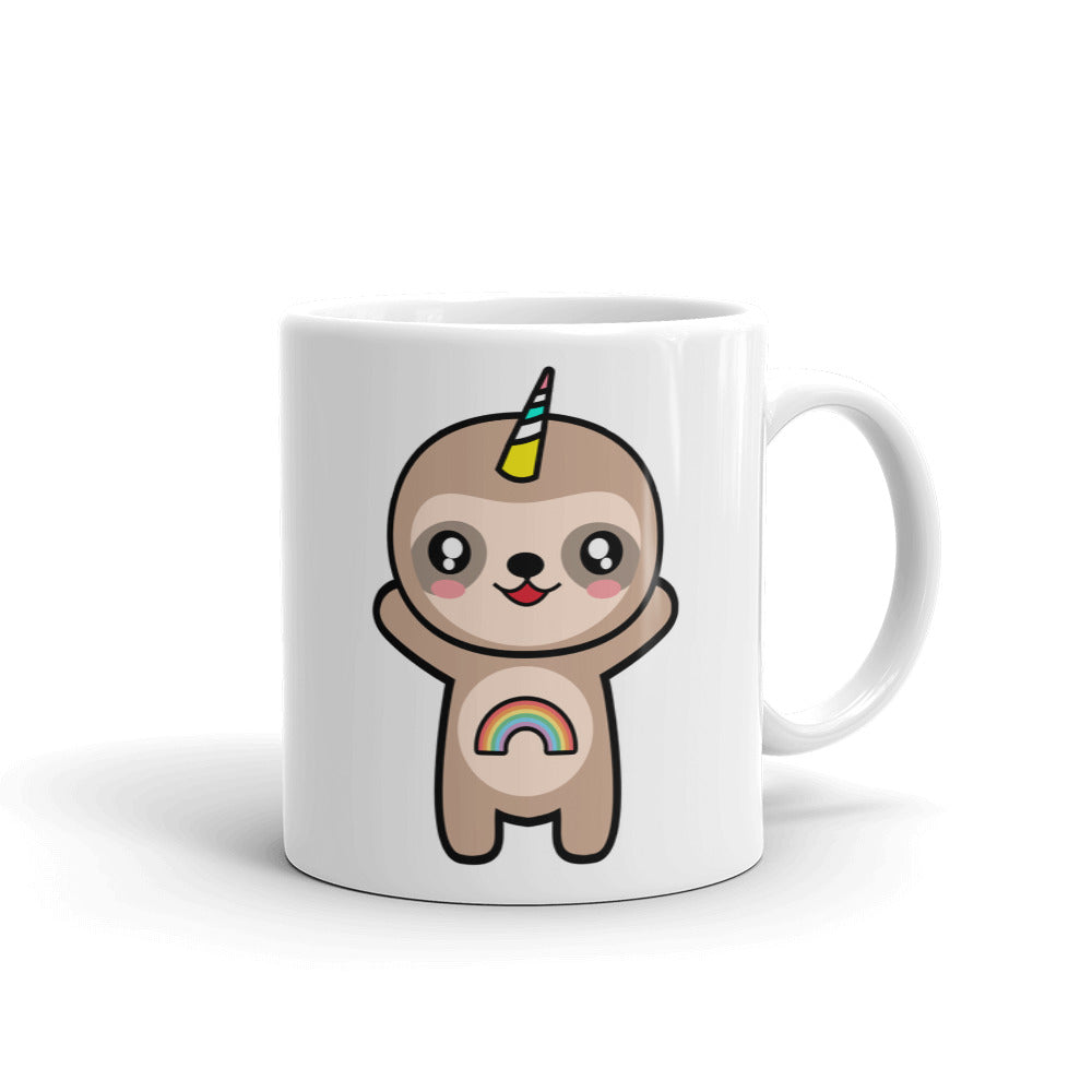 mug avec licorne paresseux