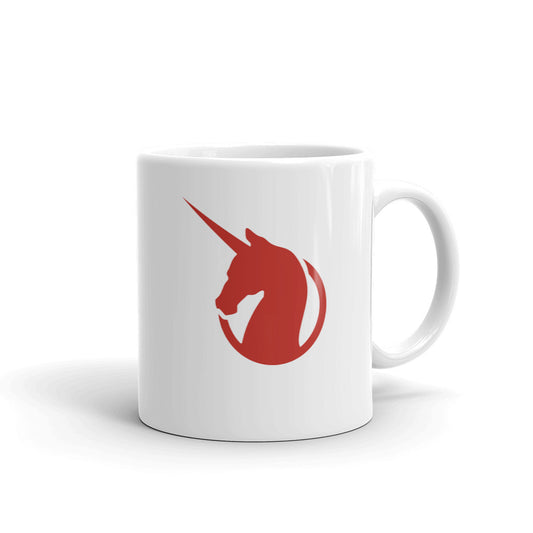 tasse licorne rouge