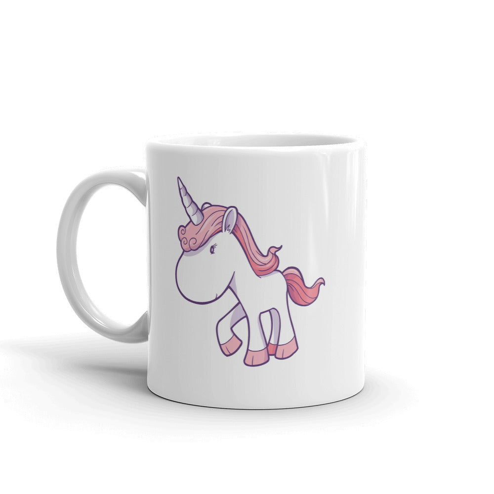 licorne sur un mug