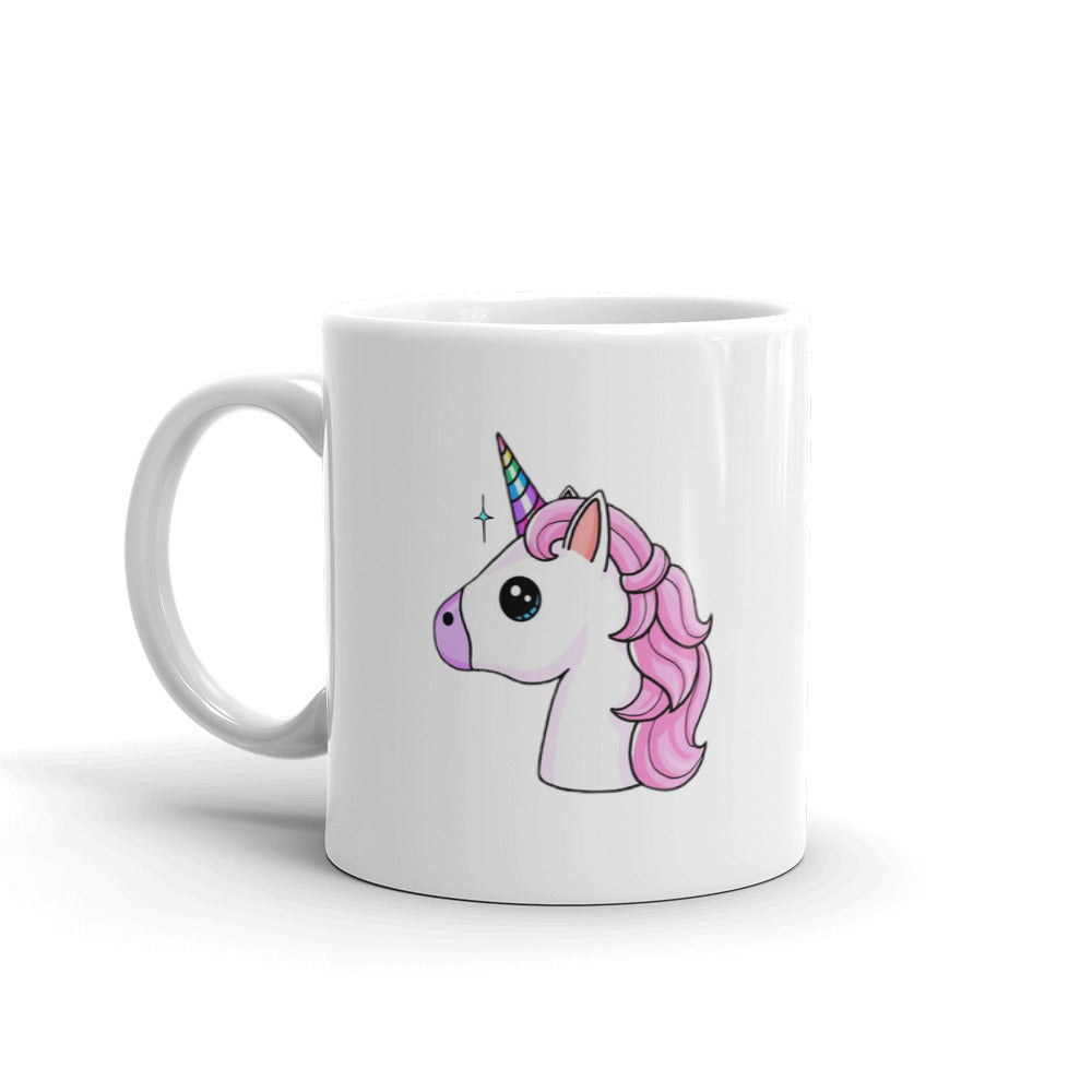 emoji licorne sur tasse