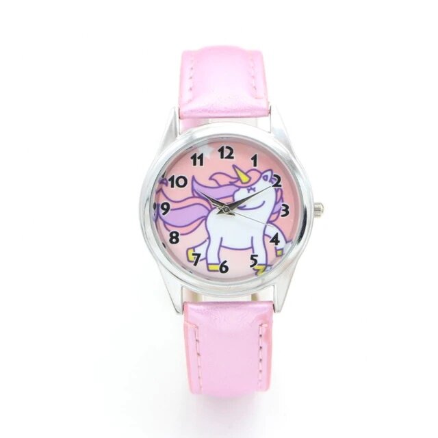 Montre Licorne Rose "Styde" - monde-licorne
