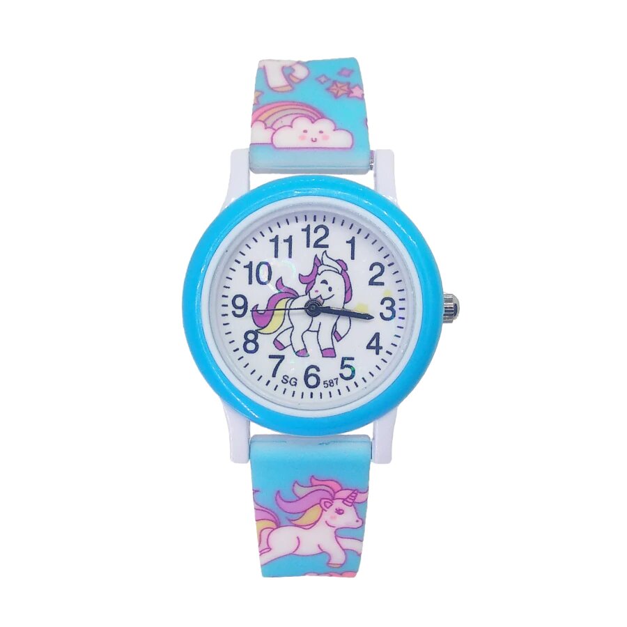 Montre Enfant Licorne bleu