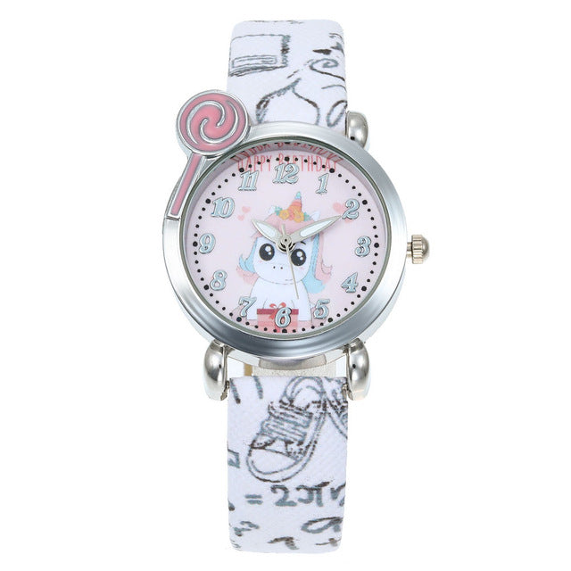 montre licorne pour une fille de 4 ans