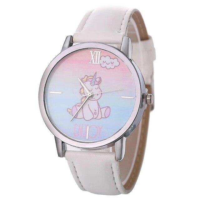Montre Fille Licorne Blanc